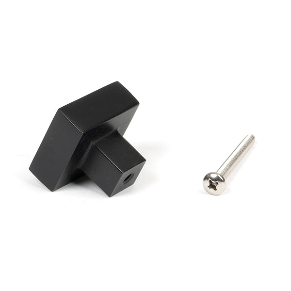 From The Anvil - Albers Cabinet Knob - 30mm - Matt Black - 50733 - Choice Handles