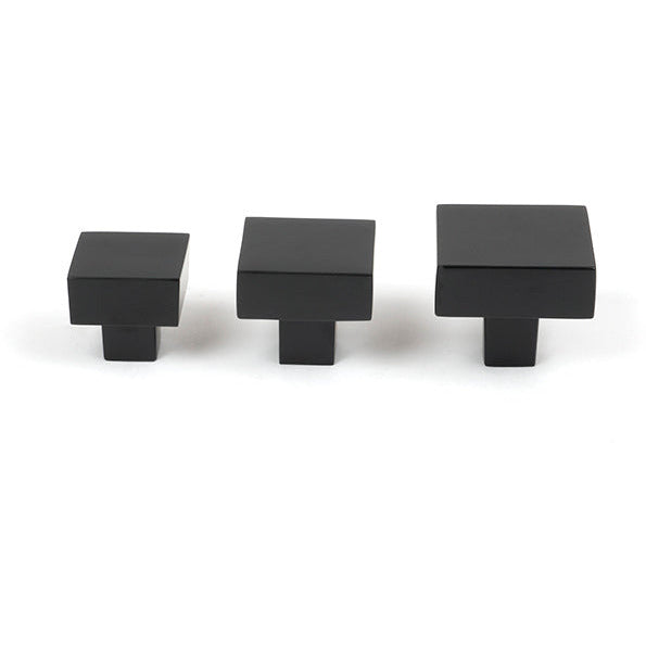 From The Anvil - Albers Cabinet Knob - 30mm - Matt Black - 50733 - Choice Handles