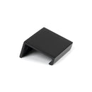 From The Anvil - 50mm Plain Edge Pull - Matt Black - 50739 - Choice Handles