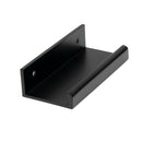 From The Anvil - 100mm Plain Edge Pull - Matt Black - 50740 - Choice Handles