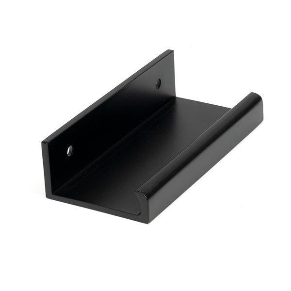 From The Anvil - 100mm Plain Edge Pull - Matt Black - 50740 - Choice Handles