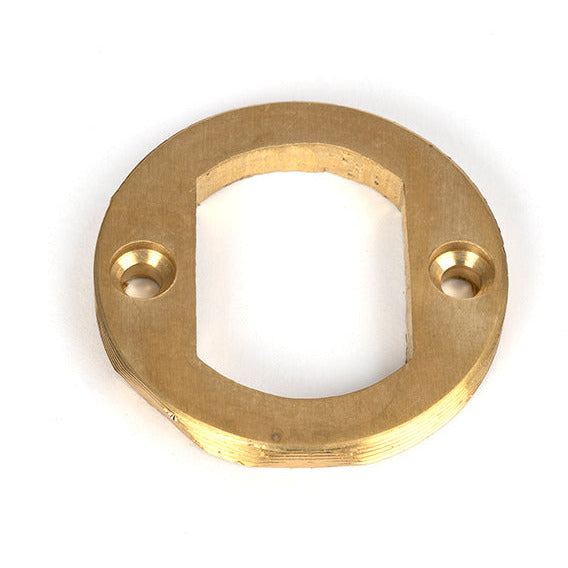 From The Anvil - Round Escutcheon (Art Deco) - Polished Brass - 50747 - Choice Handles