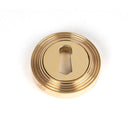 From The Anvil - Round Escutcheon (Beehive) - Polished Brass - 50748 - Choice Handles