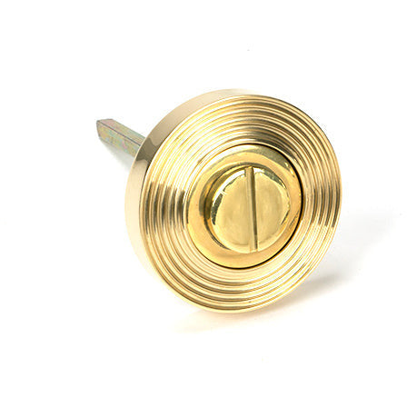 From The Anvil - Round Thumbturn Set (Plain) - Polished Brass - 50750 - Choice Handles