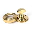 From The Anvil - Round Thumbturn Set (Plain) - Polished Brass - 50750 - Choice Handles