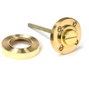 From The Anvil - Round Thumbturn Set (Plain) - Polished Brass - 50750 - Choice Handles
