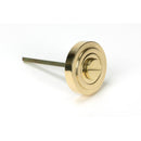 From The Anvil - Round Thumbturn Set (Art Deco) - Polished Brass - 50751 - Choice Handles