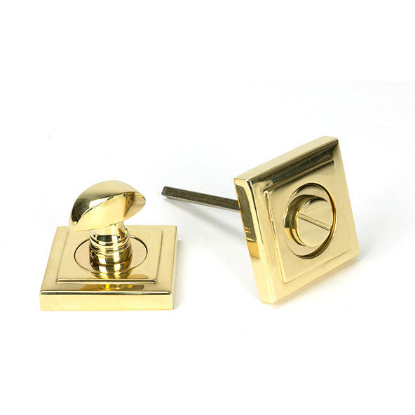 From The Anvil - Round Thumbturn Set (Square) - Polished Brass - 50753 - Choice Handles