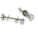 From The Anvil - 0.9m Offset T Bar Handle Bolt Fix 32mm Diameter - Satin Marine SS (316) - 50774 - Choice Handles