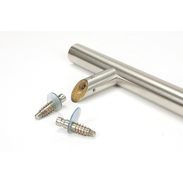 From The Anvil - 1.5m Offset T Bar Handle Secret Fix 32mm Diameter - Satin Marine SS (316) - 50779 - Choice Handles