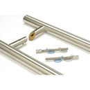 From The Anvil - 1.5m Offset T Bar Handle B2B 32mm Diameter - Satin Marine SS (316) - 50781 - Choice Handles