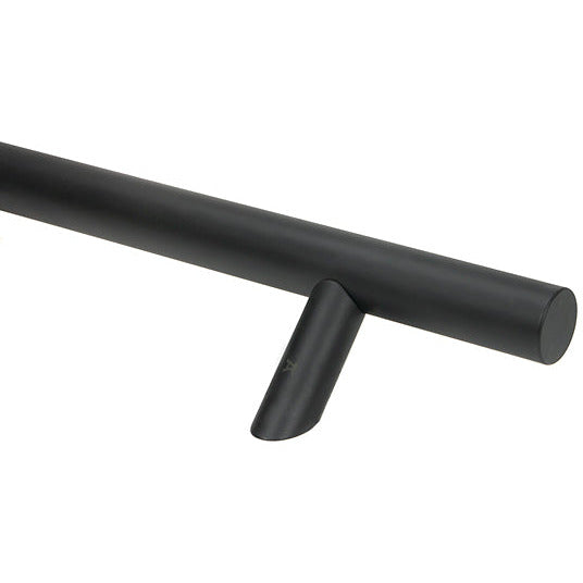 From The Anvil - 0.6m Offset T Bar Handle Bolt Fix 32mm Diameter - Matt Black - 50786 - Choice Handles