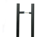 From The Anvil - 0.6m Offset T Bar Handle B2B 32mm Diameter - Matt Black - 50787 - Choice Handles