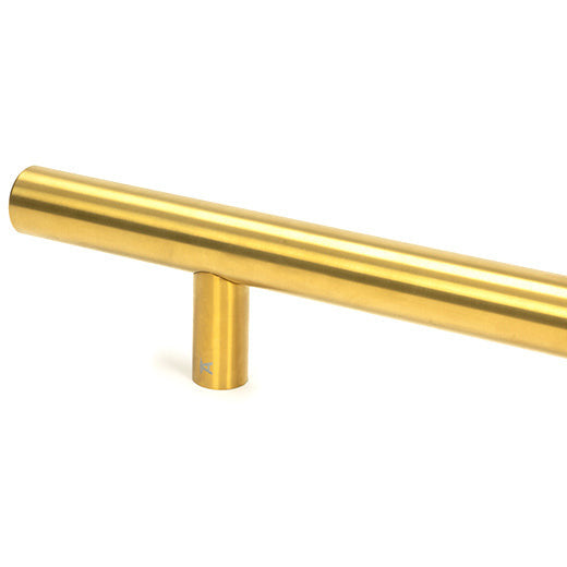 From The Anvil - 0.6m T Bar Handle B2B 32mm Diameter - Aged Brass - 50802 - Choice Handles