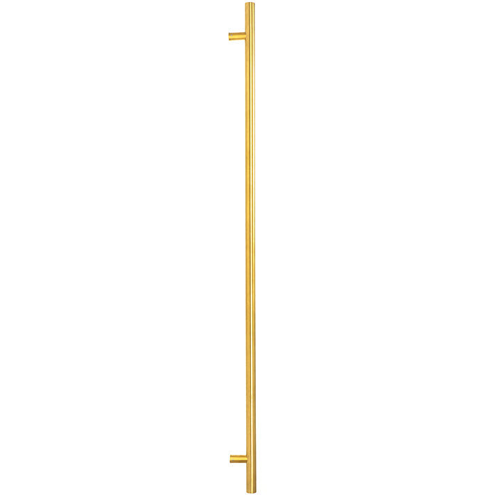 From The Anvil - 1.5m T Bar Handle Secret Fix 32mm Diameter - Aged Brass - 50809 - Choice Handles