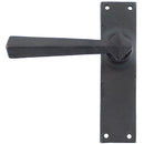From The Anvil - Straight Lever Latch Set - Beeswax - 73114 - Choice Handles