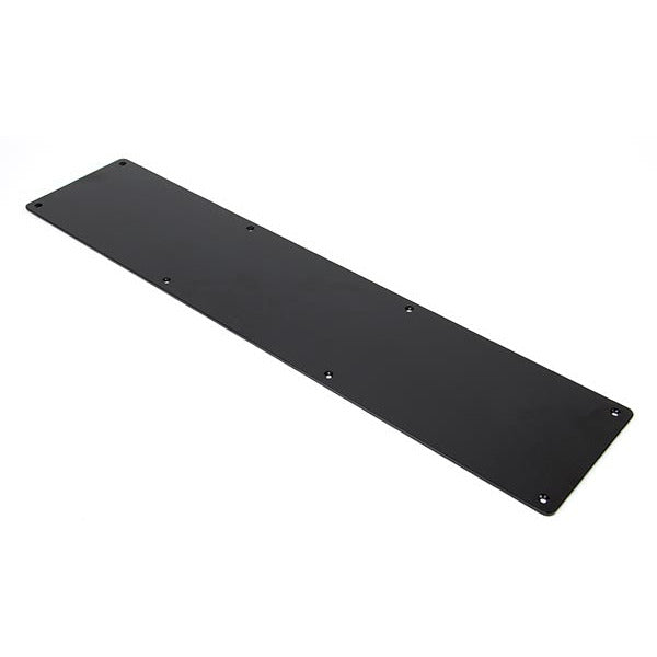 From The Anvil - 700mm x 150mm Kick Plate - Black - 73122 - Choice Handles