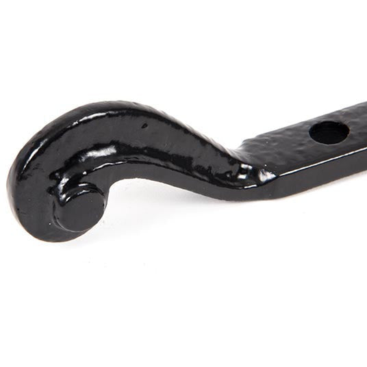 From The Anvil - 9" Rosehead Stay - Black - 73135 - Choice Handles