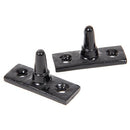 From The Anvil - 11" Rosehead Stay - Black - 73136 - Choice Handles