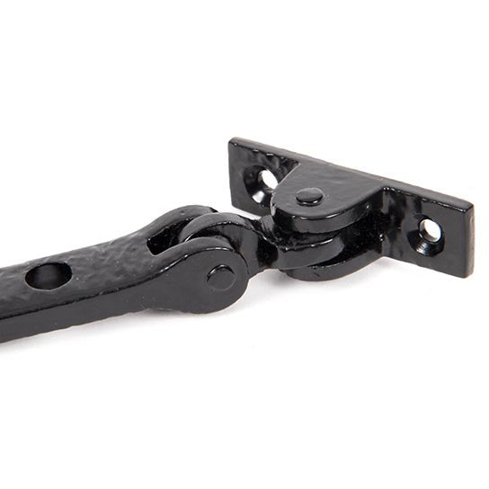 From The Anvil - 13" Rosehead Stay - Black - 73137 - Choice Handles