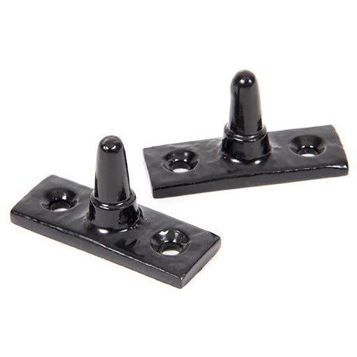 From The Anvil - 13" Rosehead Stay - Black - 73137 - Choice Handles