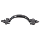 From The Anvil - 6" Fleur De Lys Pull Handle - Black - 73141 - Choice Handles