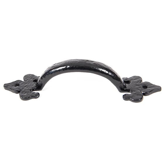 From The Anvil - 6" Fleur De Lys Pull Handle - Black - 73141 - Choice Handles