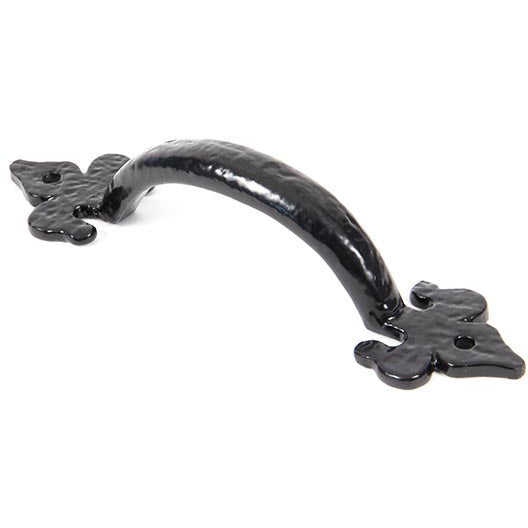 From The Anvil - 6" Fleur De Lys Pull Handle - Black - 73141 - Choice Handles