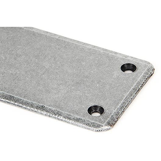 From The Anvil - 1800mm Plain Fingerplate - Pewter Patina - 73177 - Choice Handles
