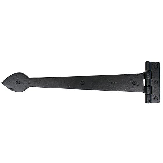 From The Anvil - Smooth 16" Cast T Hinge (pair) - Black - 73227 - Choice Handles