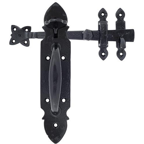 From The Anvil - Cast Suffolk Latch - Black - 73264M - Choice Handles