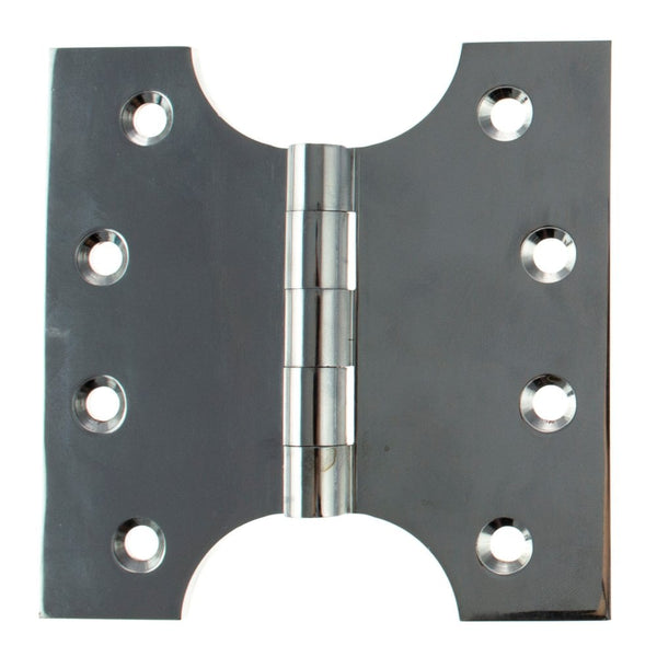 Atlantic (Solid Brass) Parliament Hinges 4" x 2" x 4" - Polished Chrome - APH424PC - Pair - Choice Handles