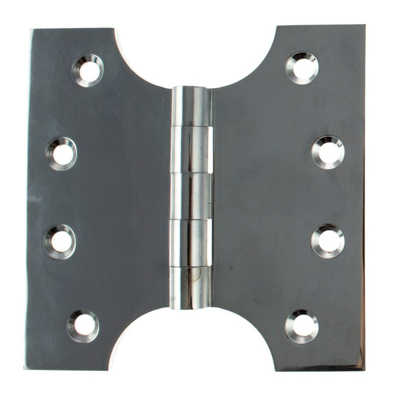 Atlantic (Solid Brass) Parliament Hinges 4" x 2" x 4" - Polished Chrome - APH424PC - Pair - Choice Handles
