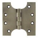 Atlantic (Solid Brass) Parliament Hinges 4" x 2" x 4" - Matt Gun Metal - APH424MBN - Pair - Choice Handles