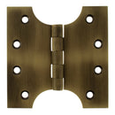 Atlantic (Solid Brass) Parliament Hinges 4" x 2" x 4" - Matt Antique Brass - APH424MAB - Pair - Choice Handles