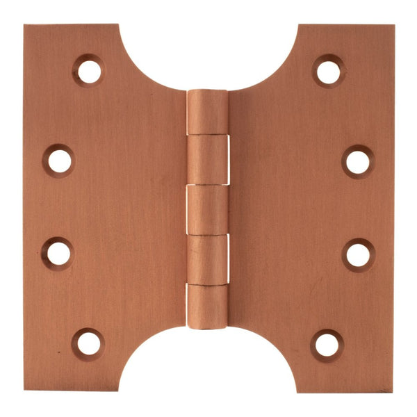 Atlantic (Solid Brass) Parliament Hinges 4" x 2" x 4" - Urban Satin Copper - APH424USC - Pair - Choice Handles