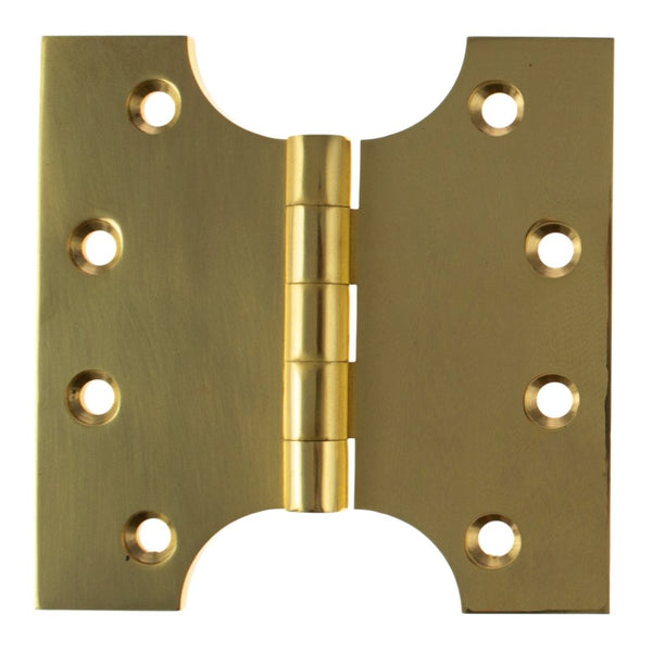 Atlantic (Solid Brass) Parliament Hinges 4" x 2" x 4" - Polished Brass - APH424PB - Pair - Choice Handles