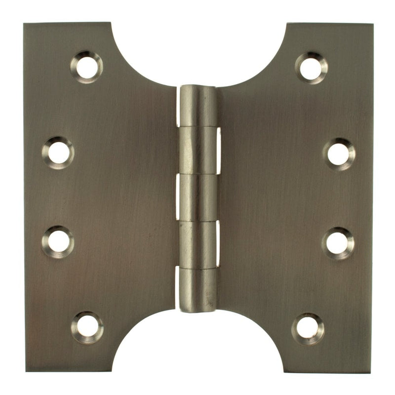 Atlantic (Solid Brass) Parliament Hinges 4" x 2" x 4" - Satin Nickel - APH424SN - Pair - Choice Handles