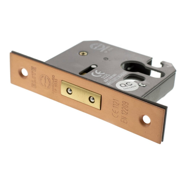 Atlantic Euro Deadlock [CE] 3" 76mm - Urban Satin Copper - ALKDEADE3USC - Choice Handles