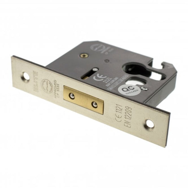 Atlantic Euro Deadlock [CE] 3" 76mm - Satin Nickel - ALKDEADE3SN - Choice Handles