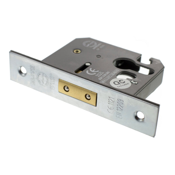 Atlantic Euro Deadlock [CE] 3" 76mm - Satin Chrome - ALKDEADE3SC - Choice Handles