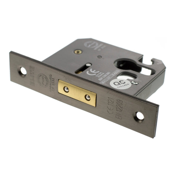 Atlantic Euro Deadlock [CE] 2.5" 63mm - Urban Bronze - ALKDEADE25UB - Choice Handles