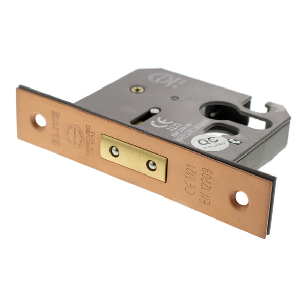 Atlantic Euro Deadlock [CE] 2.5" 63mm - Urban Satin Copper - ALKDEADE25USC - Choice Handles