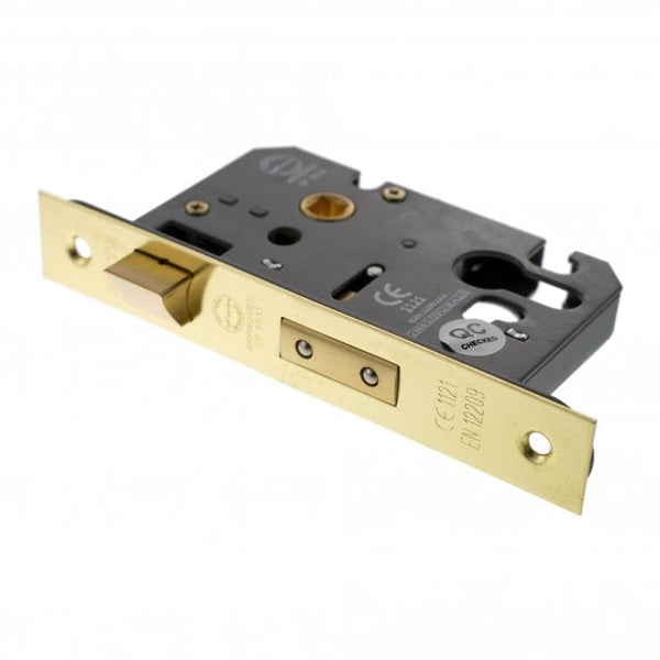 Atlantic Euro Sashlock [CE] 2.5" 63mm - Polished Brass - ALKSASHE25PB - Choice Handles