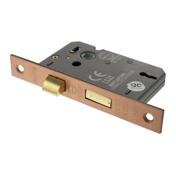 Atlantic 3 Lever Key Sashlock [CE] 3" 76mm - Urban Satin Copper - ALKSASH3LK3USC - Choice Handles