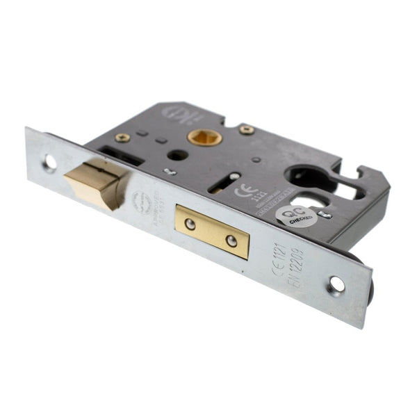Atlantic Euro Sashlock [CE] 3" 76mm - Satin Chrome - ALKSASHE3SC - Choice Handles