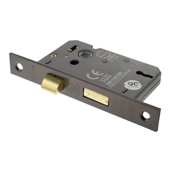 Atlantic 3 Lever Key Sashlock [CE] 3" 76mm - Urban Bronze - ALKSASH3LK3UB - Choice Handles