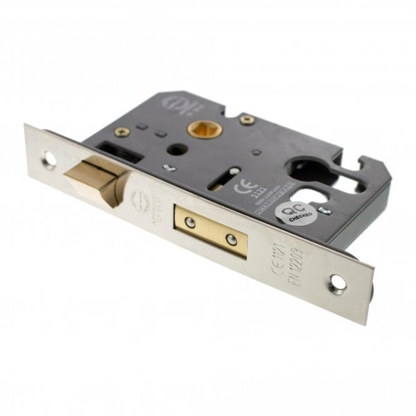Atlantic Euro Sashlock [CE] 2.5" 63mm - Polished Nickel - ALKSASHE25PN - Choice Handles