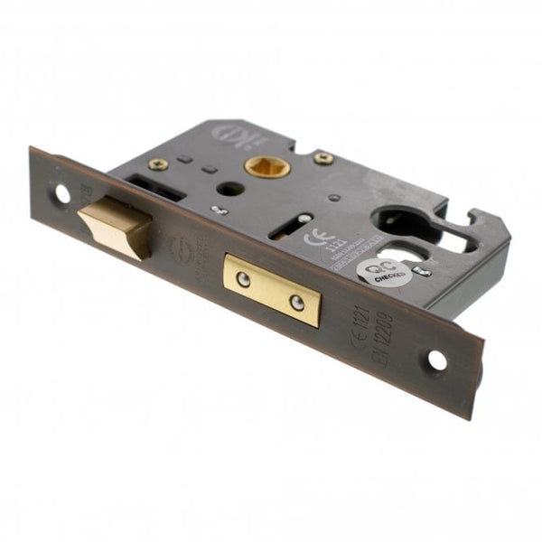 Atlantic Euro Sashlock [CE] 2.5" 63mm - Antique Copper - ALKSASHE25AC - Choice Handles