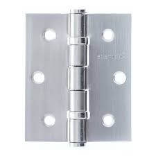 Atlantic Ball Bearing Hinges 3" x 2.5" x 2.5mm - Satin Chrome - A2HB32525SC - Pair - Choice Handles